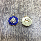 Round Sun and Moon Gold Charm | Bellaire Wholesale