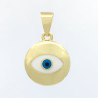 Gold Navy/White and White/Blue Silver Black Evil Eye Charm | Bellaire Wholesale