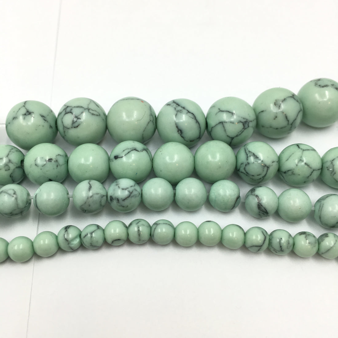 10mm Mint Green Howlite Bead | Bellaire Wholesale