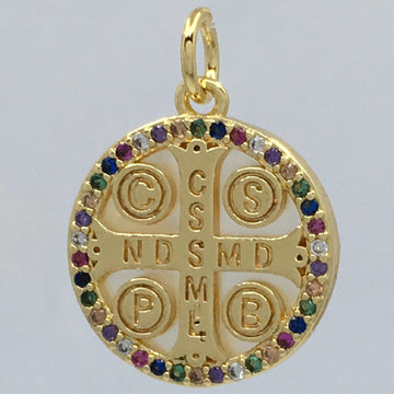 Saint Benedict Charm | Bellaire Wholesale