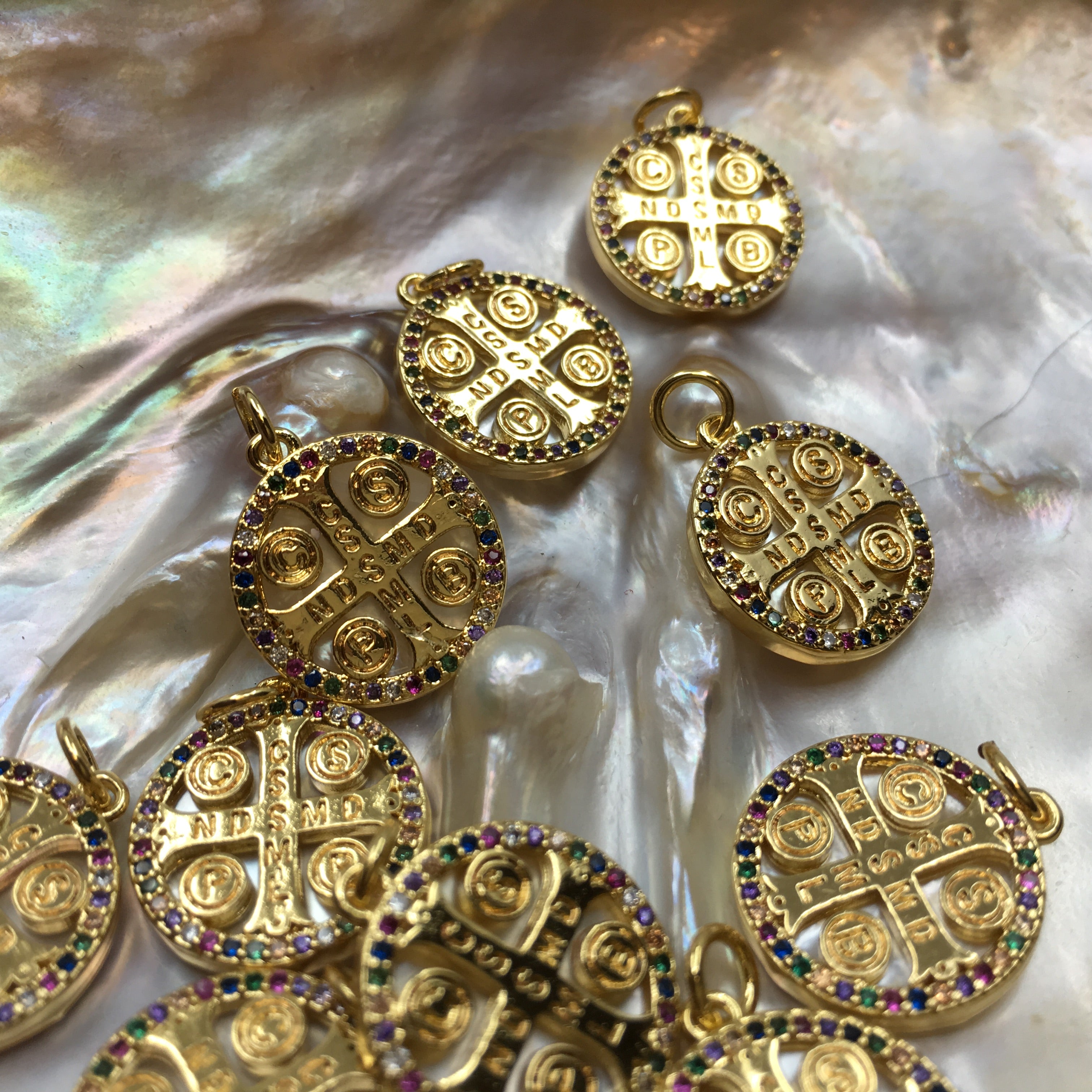 Saint Benedict Charm | Bellaire Wholesale