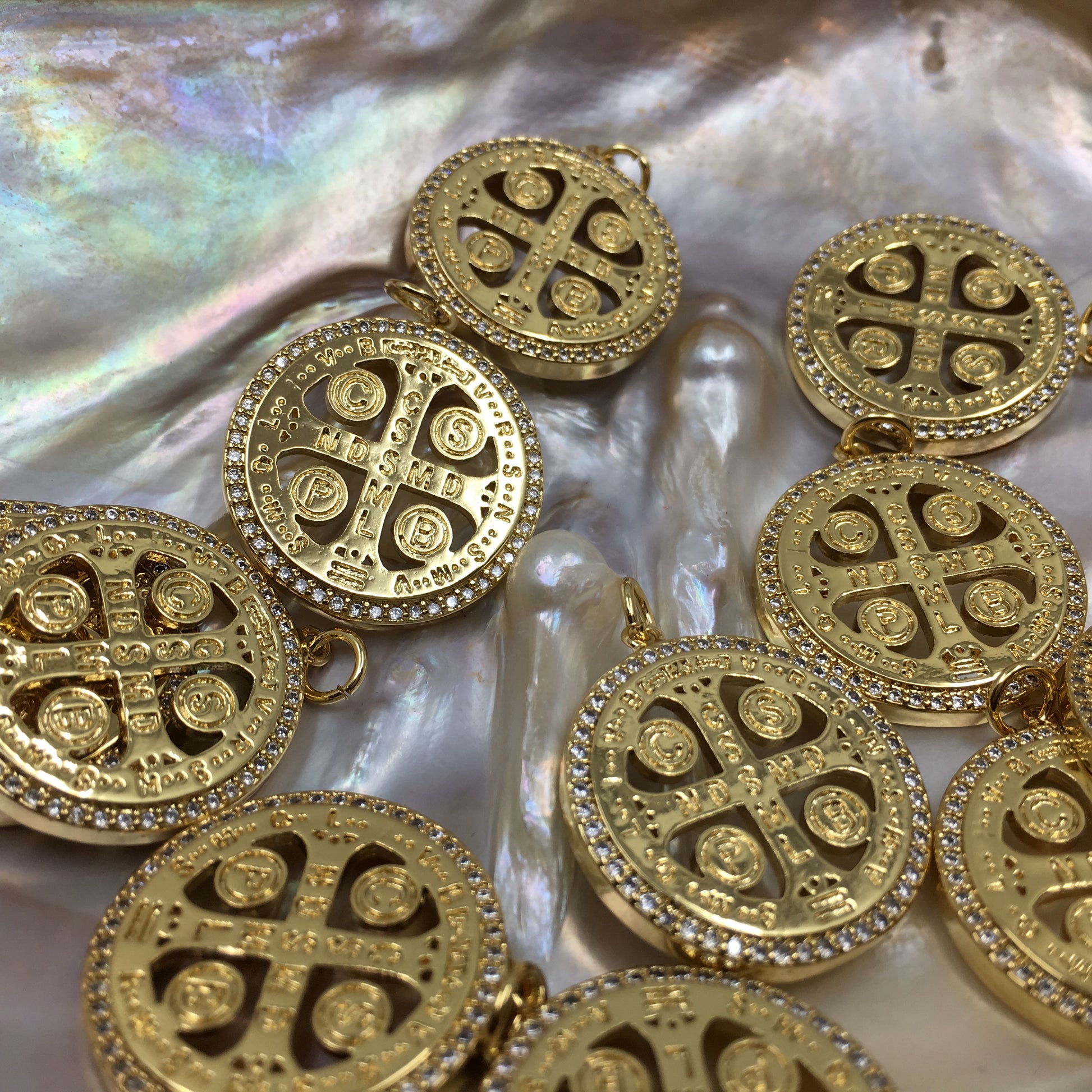 Saint Benedict Charm | Bellaire Wholesale