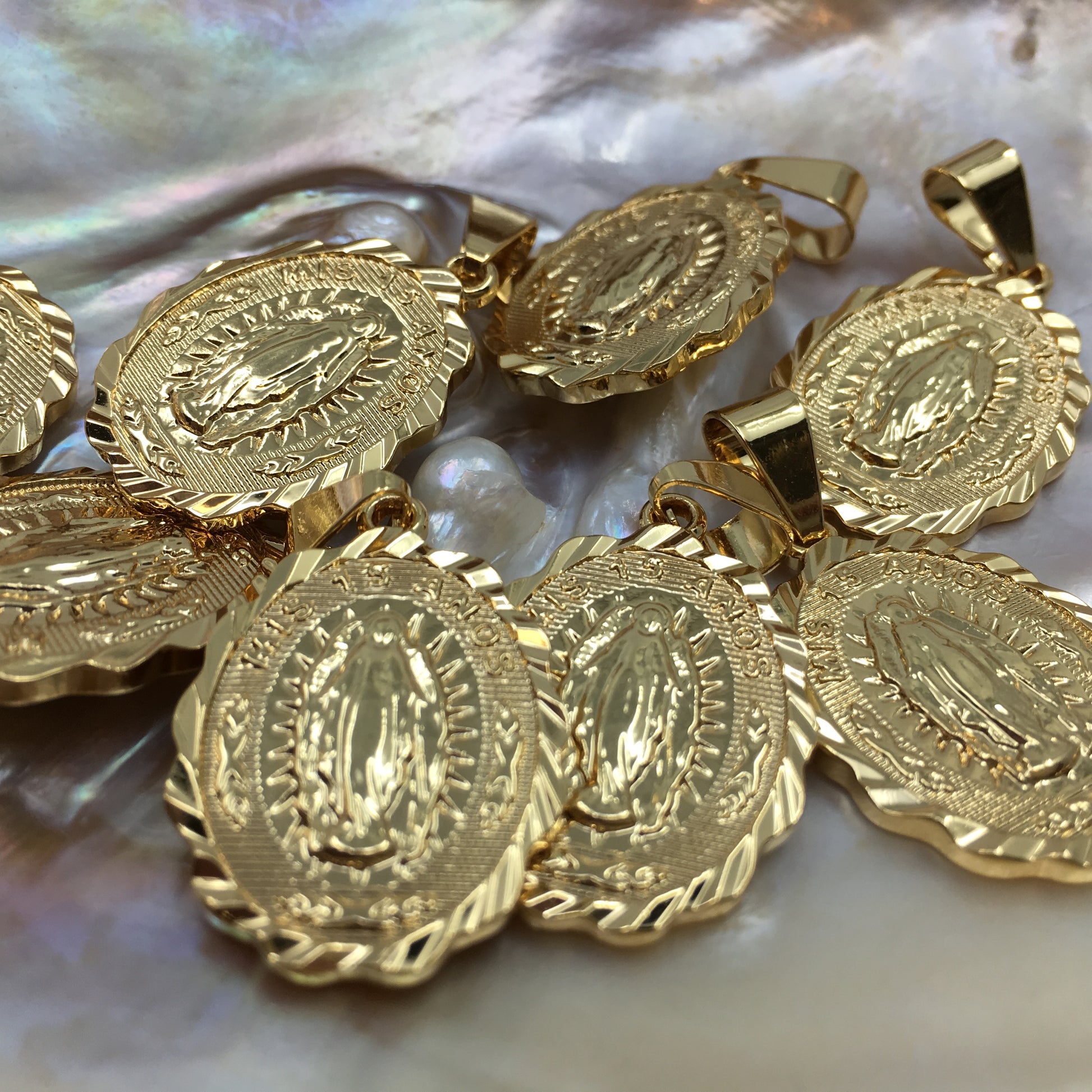 Mother Mary Oval Charm | Bellaire Wholesale