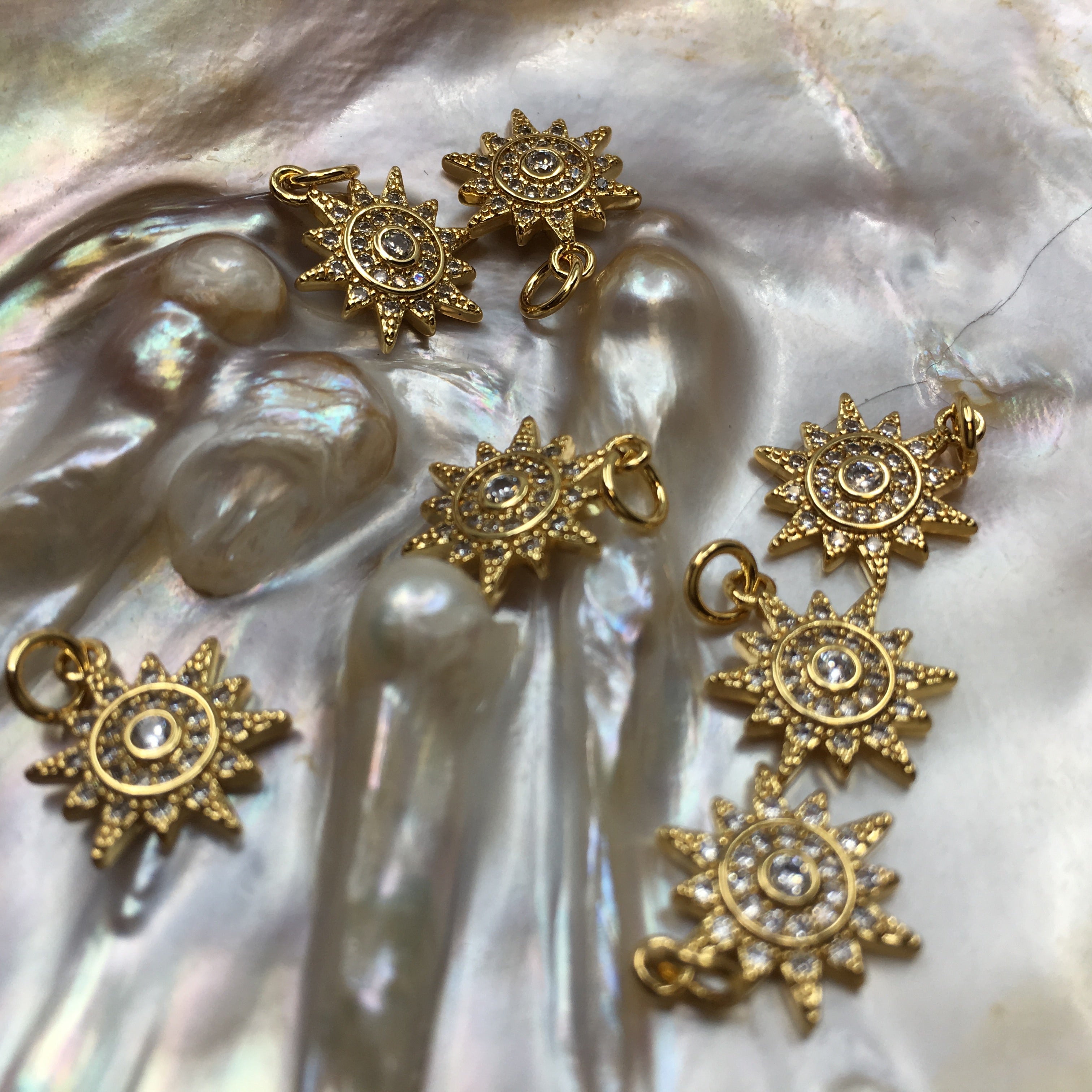 Sun Shaped Charm | Bellaire Wholesale