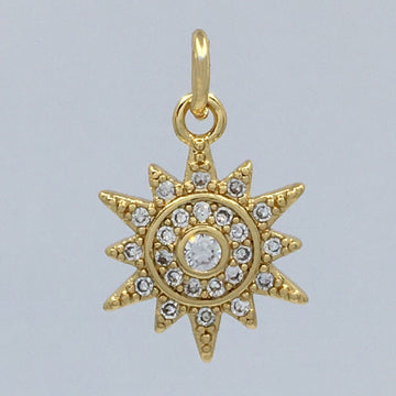 Sun Shaped Charm | Bellaire Wholesale