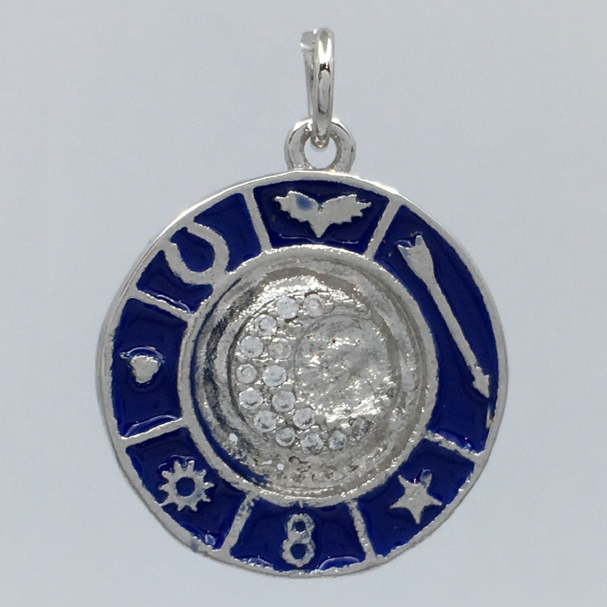 Round Gold Compass Brass Charm | Bellaire Wholesale