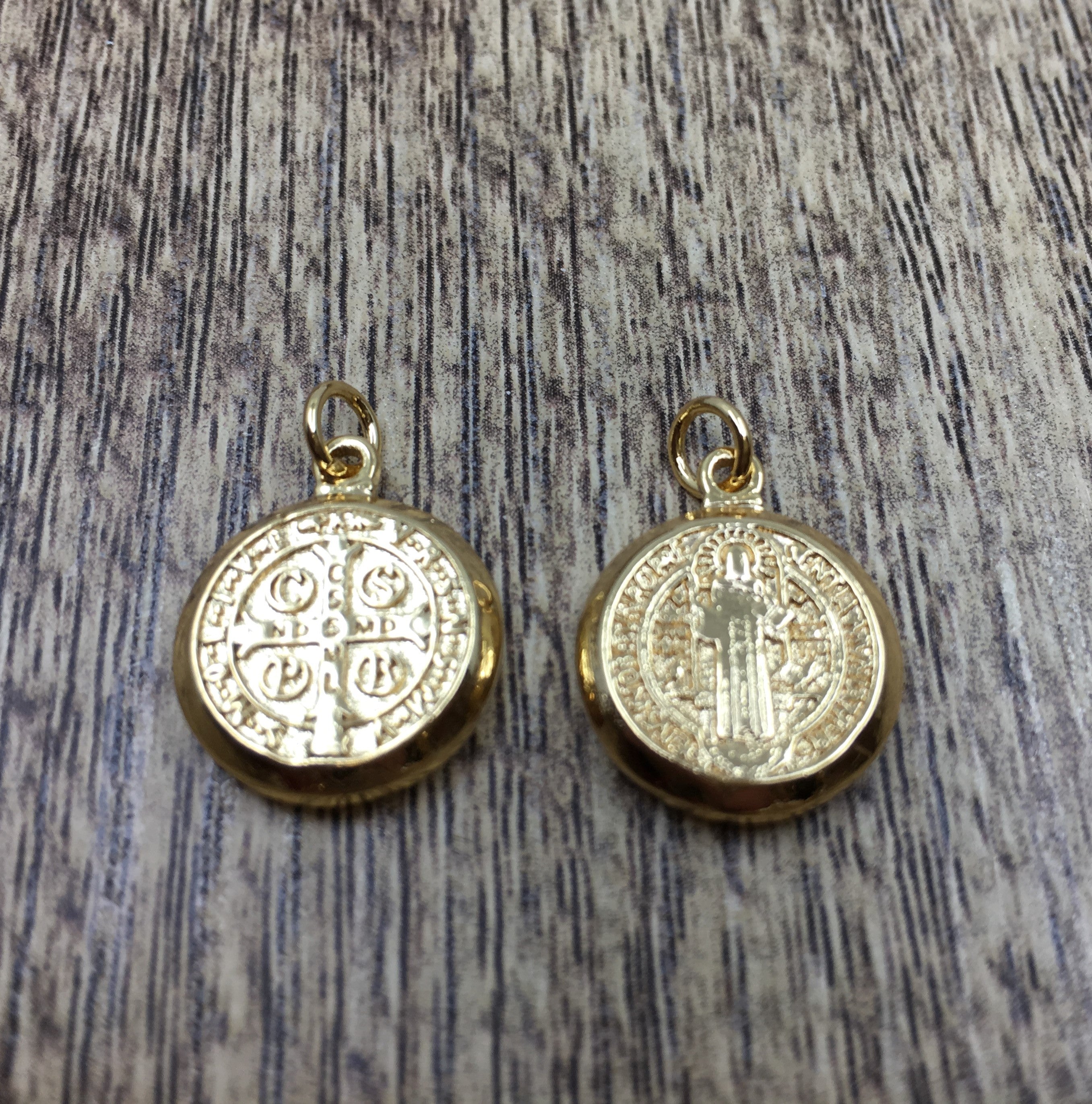 2 sided Saint Benedict Charm | Bellaire Wholesale