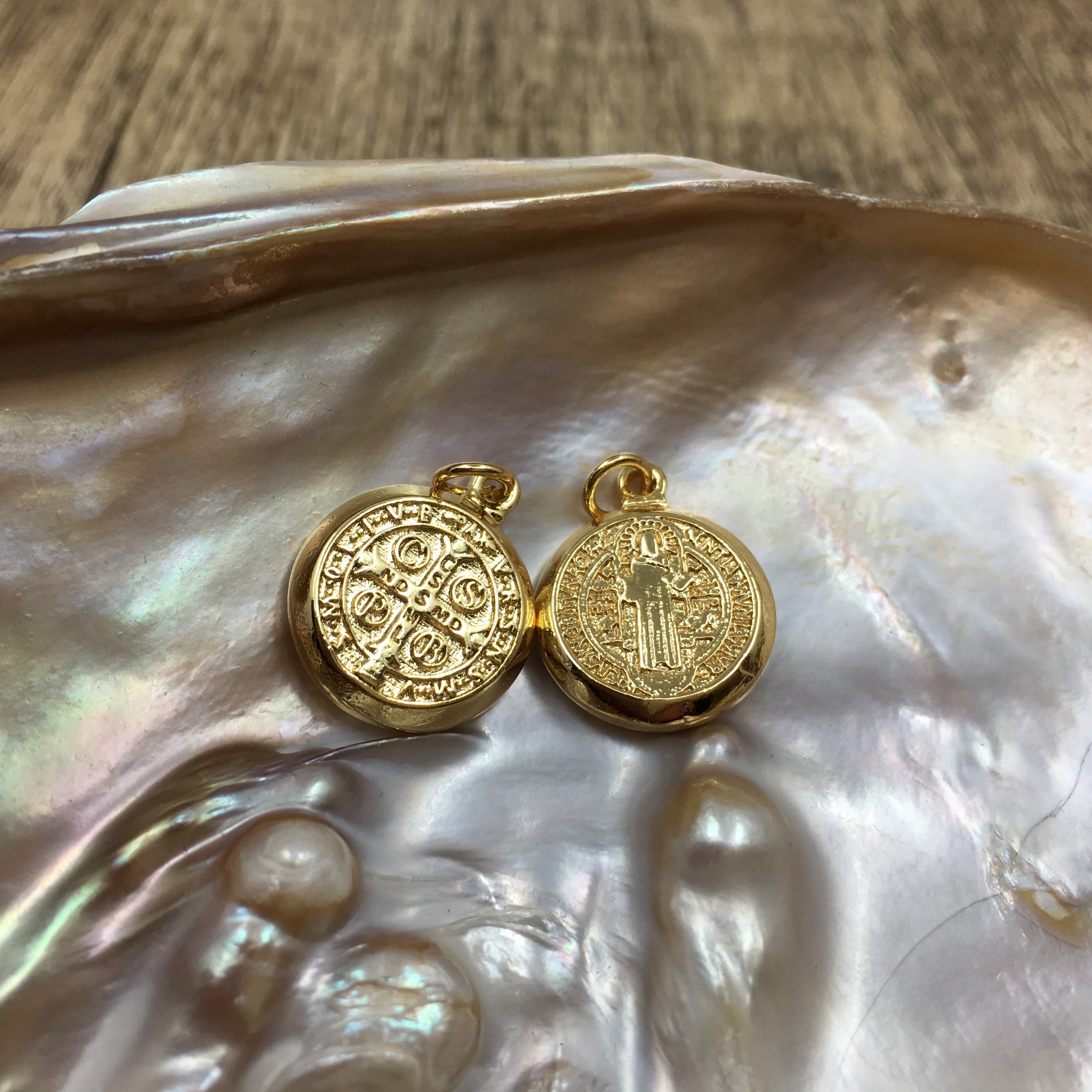 2 sided Saint Benedict Charm | Bellaire Wholesale