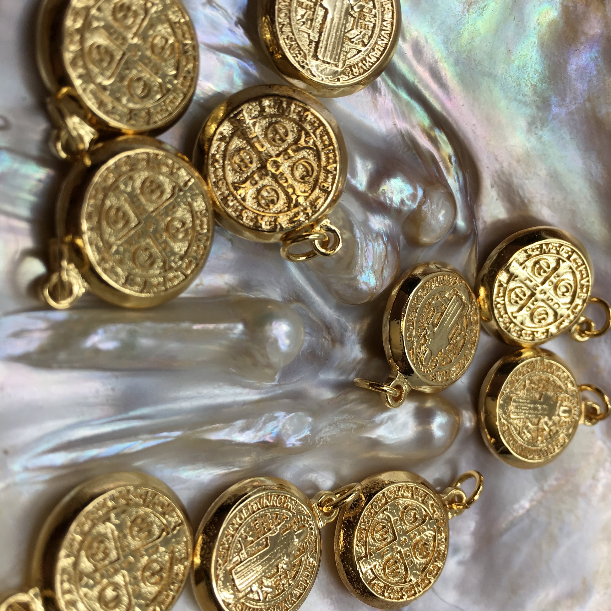 2 sided Saint Benedict Charm | Bellaire Wholesale