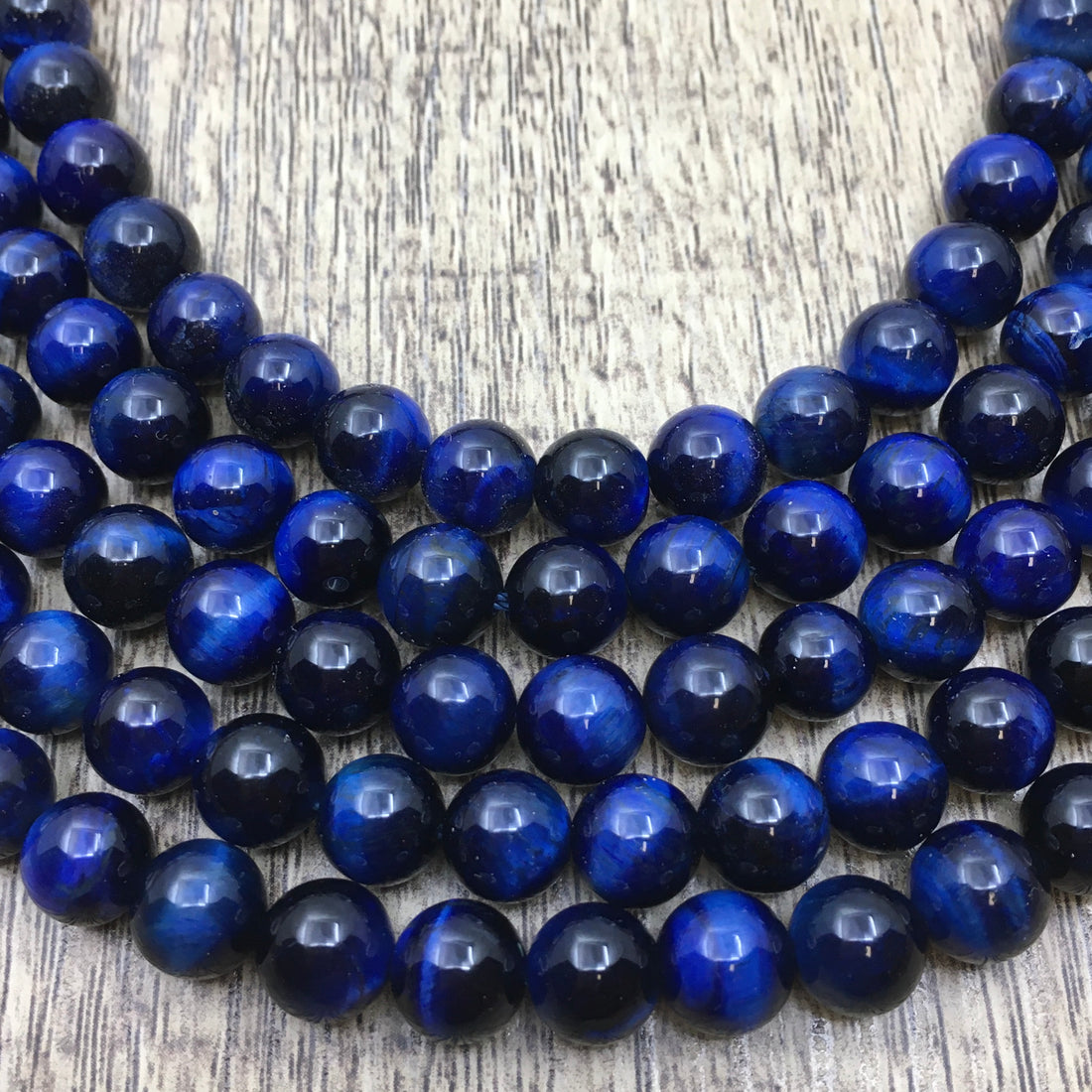 6mm Blue Tiger Eye Bead | Bellaire Wholesale
