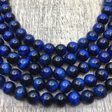 4mm Blue Tiger Eye Bead | Bellaire Wholesale