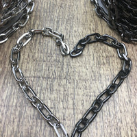 Alloy Rounded Rectangle Link Chain | Bellaire Wholesale