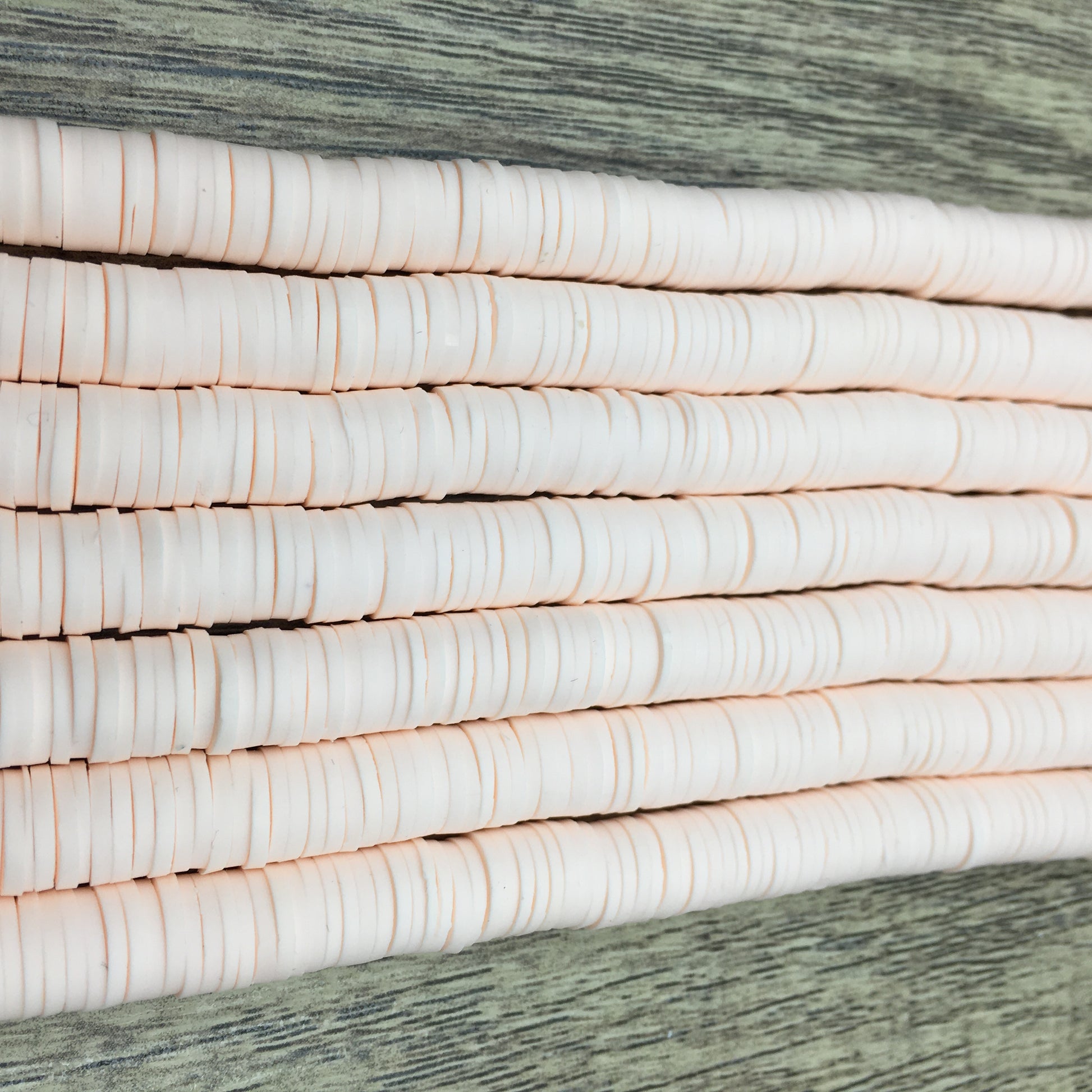 6mm Baby Pink Heishi Beads Wholesale | Bellaire Wholesale