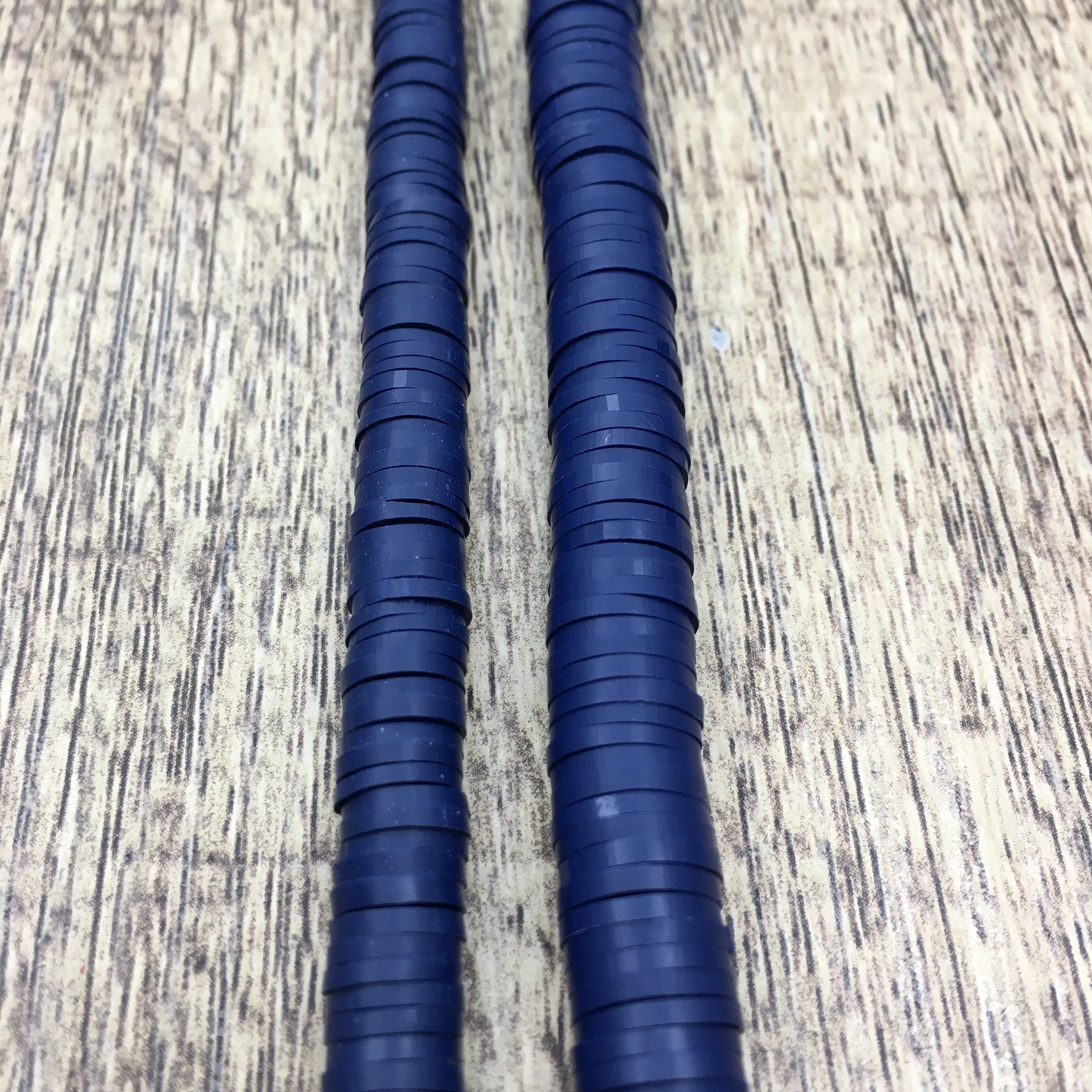 6mm Navy Blue Heishi Beads | Bellaire Wholesale
