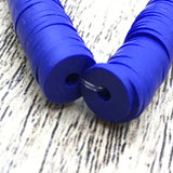 8mm Royal Blue Heishi Beads | Bellaire Wholesale