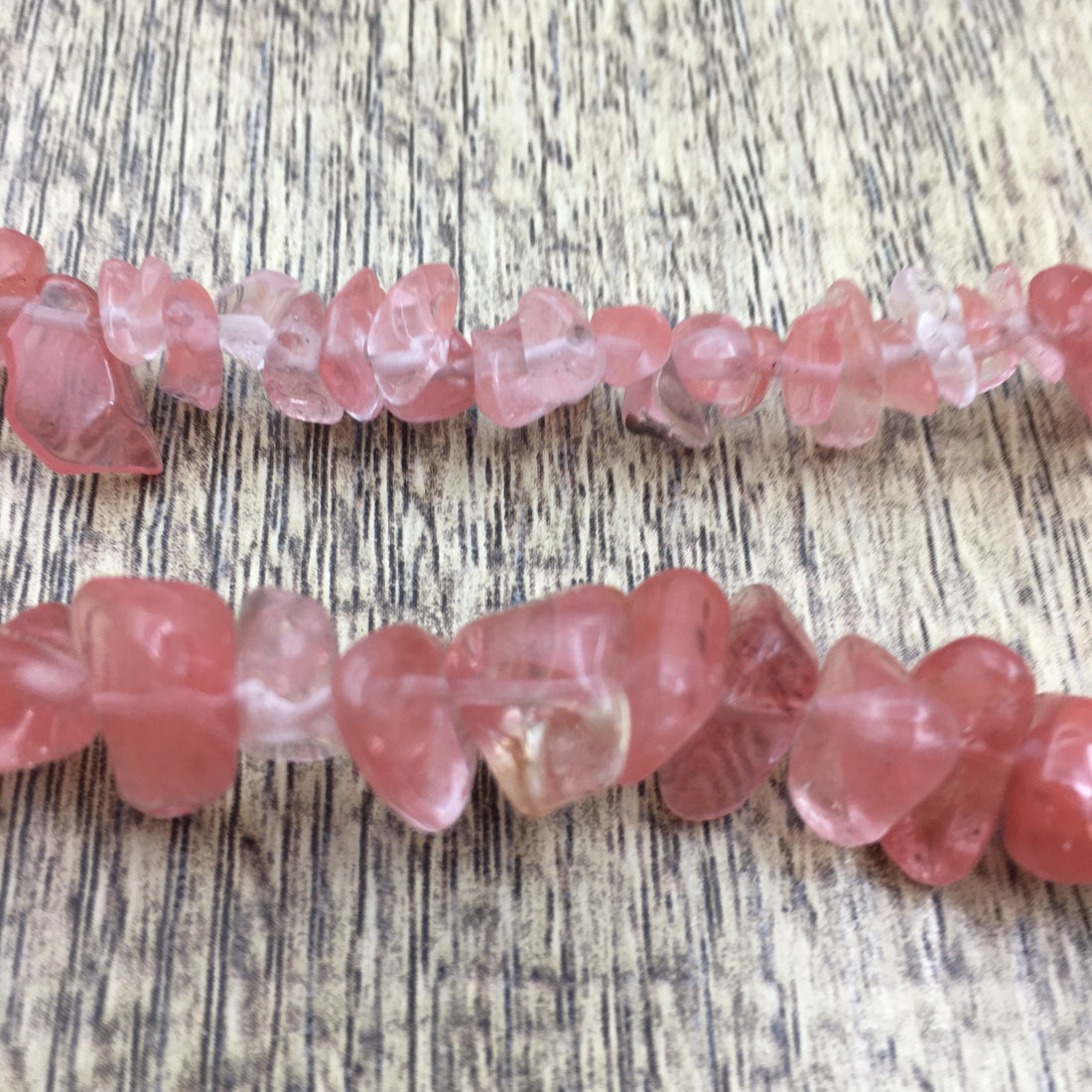 Watermelon quartz Chips | Bellaire Wholesale