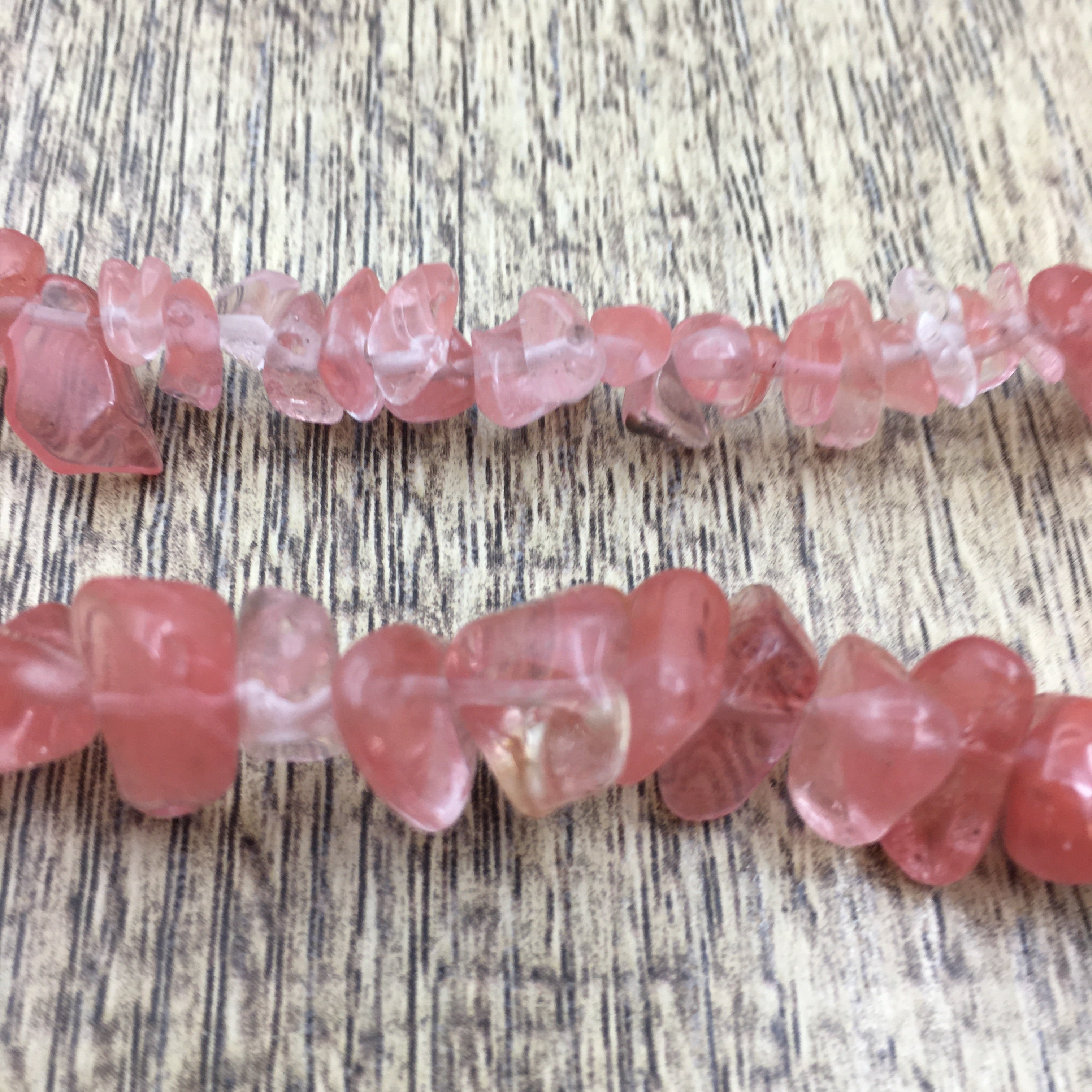 Watermelon quartz Chips | Bellaire Wholesale