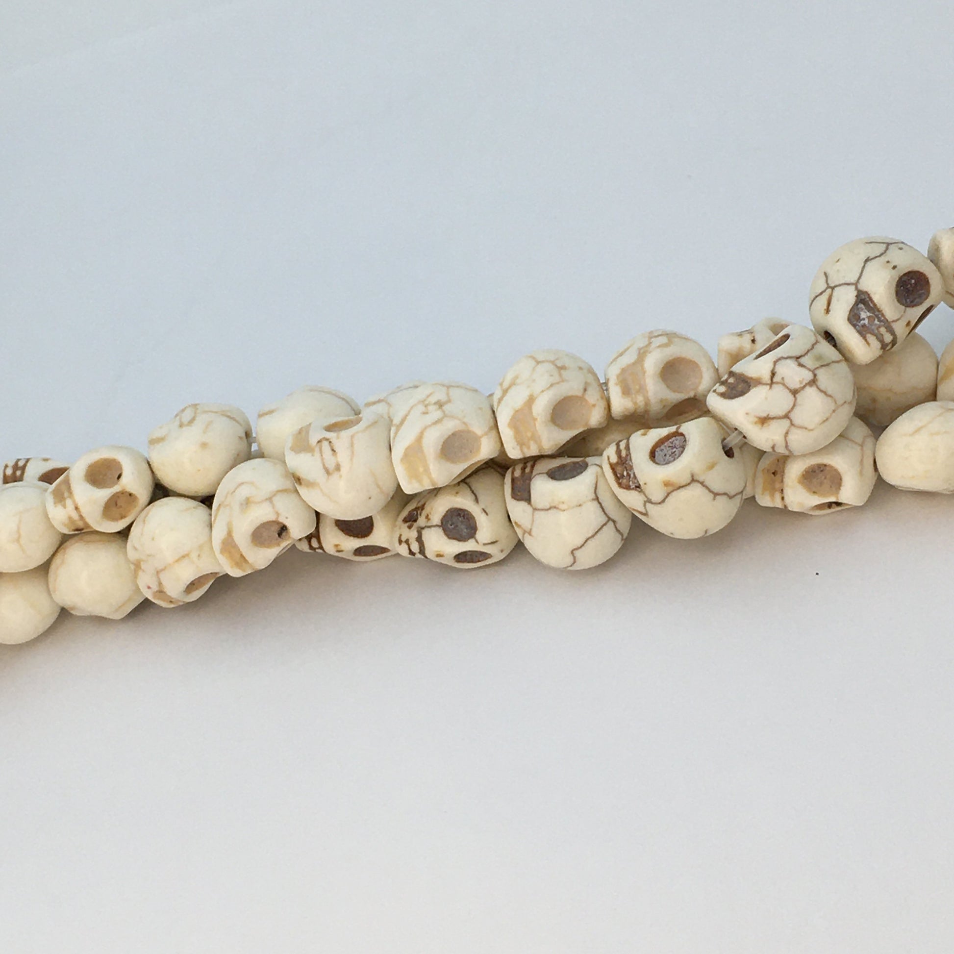 Howlite Skull Beads Yellow/Red/Pink/Ivory/Turquoise | Bellaire Wholesale
