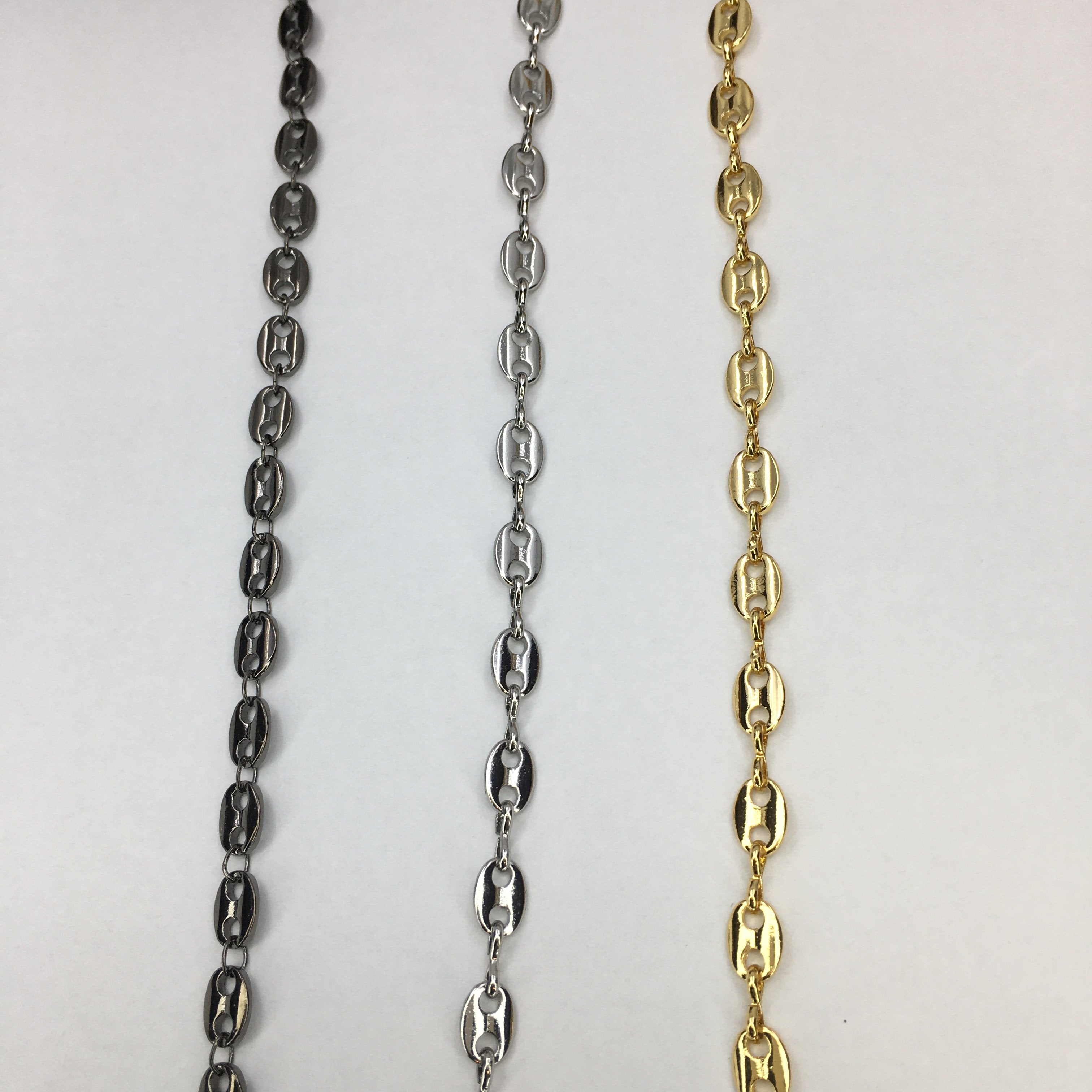7mm Designer link chain | Bellaire Wholesale