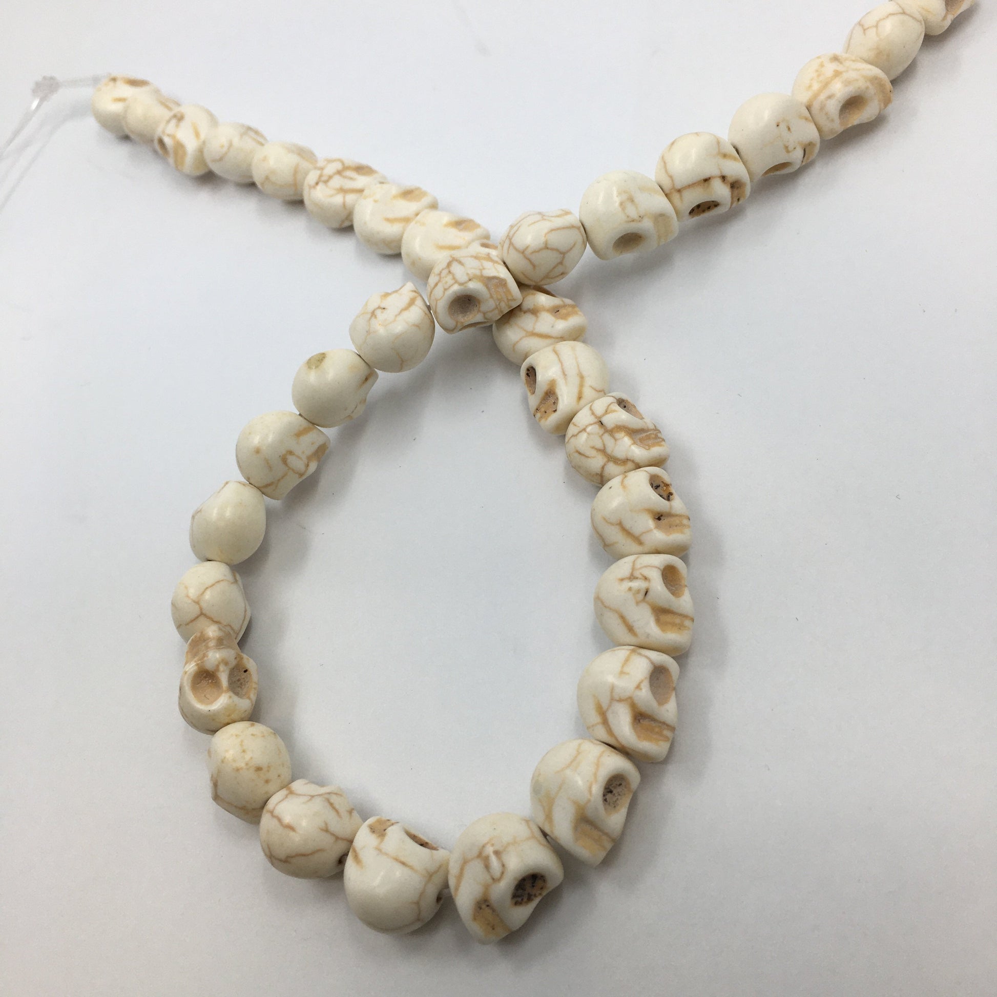 Howlite Skull Beads Yellow/Red/Pink/Ivory/Turquoise | Bellaire Wholesale