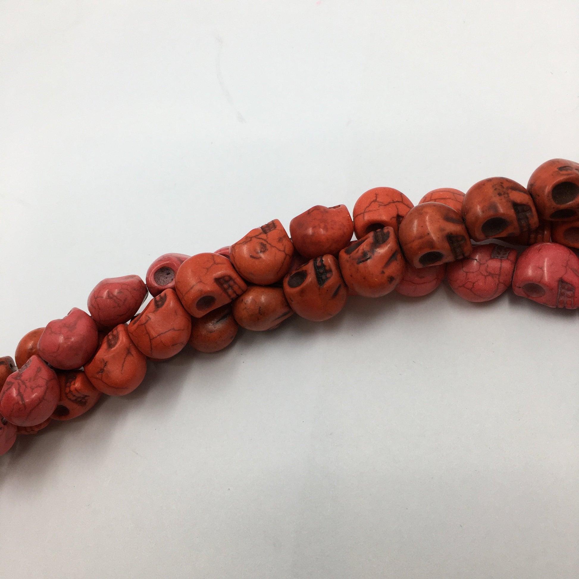 Howlite Skull Beads Yellow/Red/Pink/Ivory/Turquoise | Bellaire Wholesale