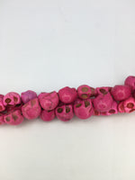 Howlite Skull Beads Yellow/Red/Pink/Ivory/Turquoise | Bellaire Wholesale