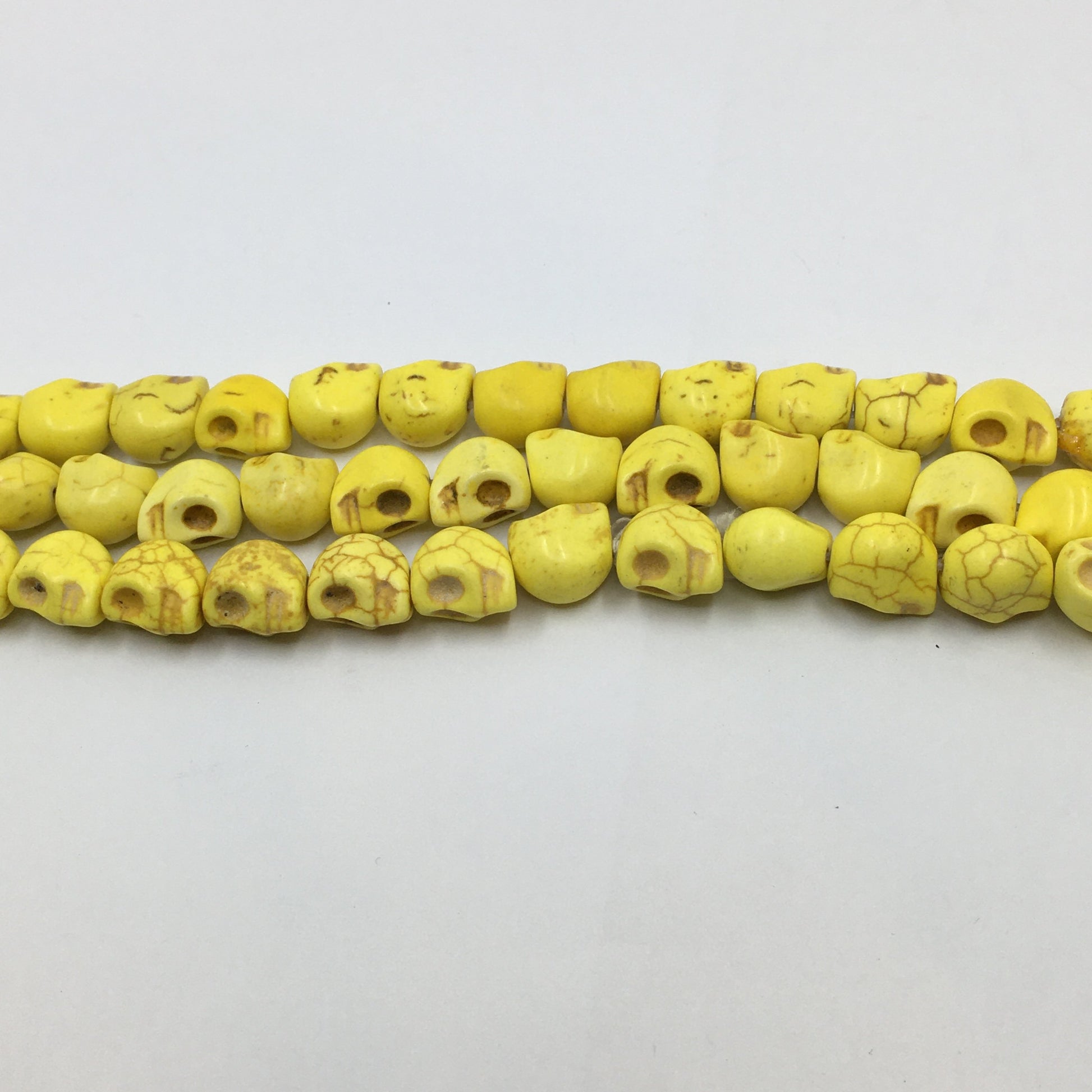 Howlite Skull Beads Yellow/Red/Pink/Ivory/Turquoise | Bellaire Wholesale