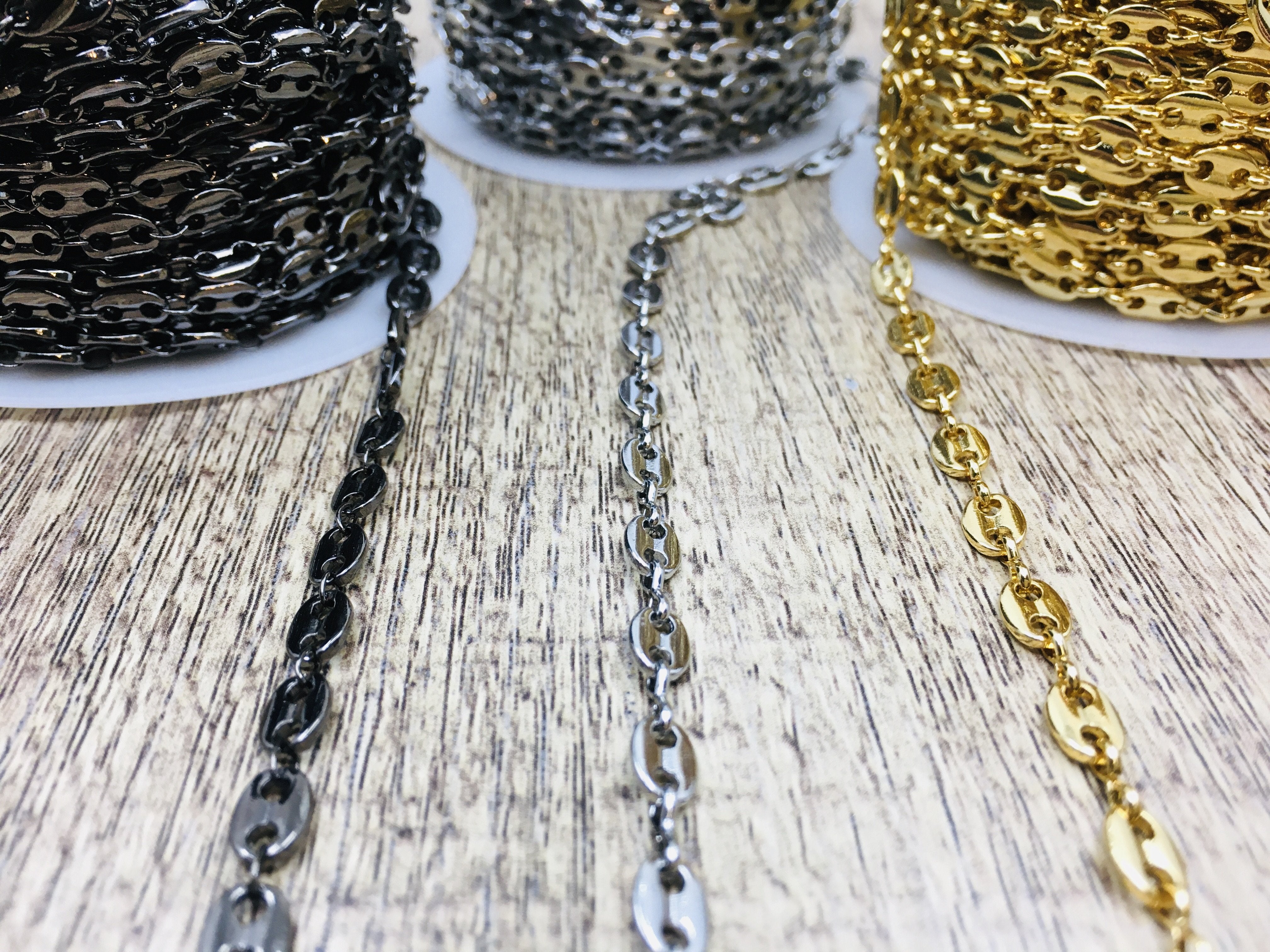 7mm Designer link chain | Bellaire Wholesale