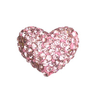 Shambhala Pink disco heart bead | Bellaire Wholesale