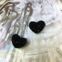 Shambhala Black disco heart bead | Bellaire Wholesale