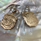 Saint Michael Oval Carved Charm | Bellaire Wholesale