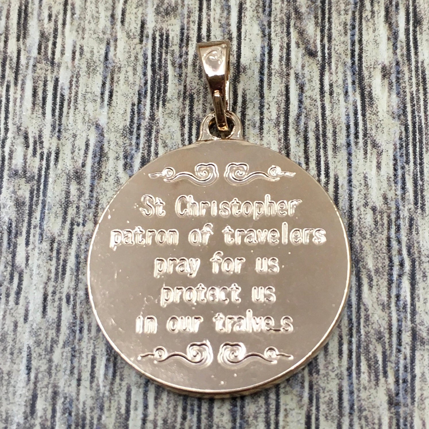 Saint Christopher Charm | Bellaire Wholesale