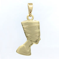 African Queen Head Charm Nefertiti, | Bellaire Wholesale