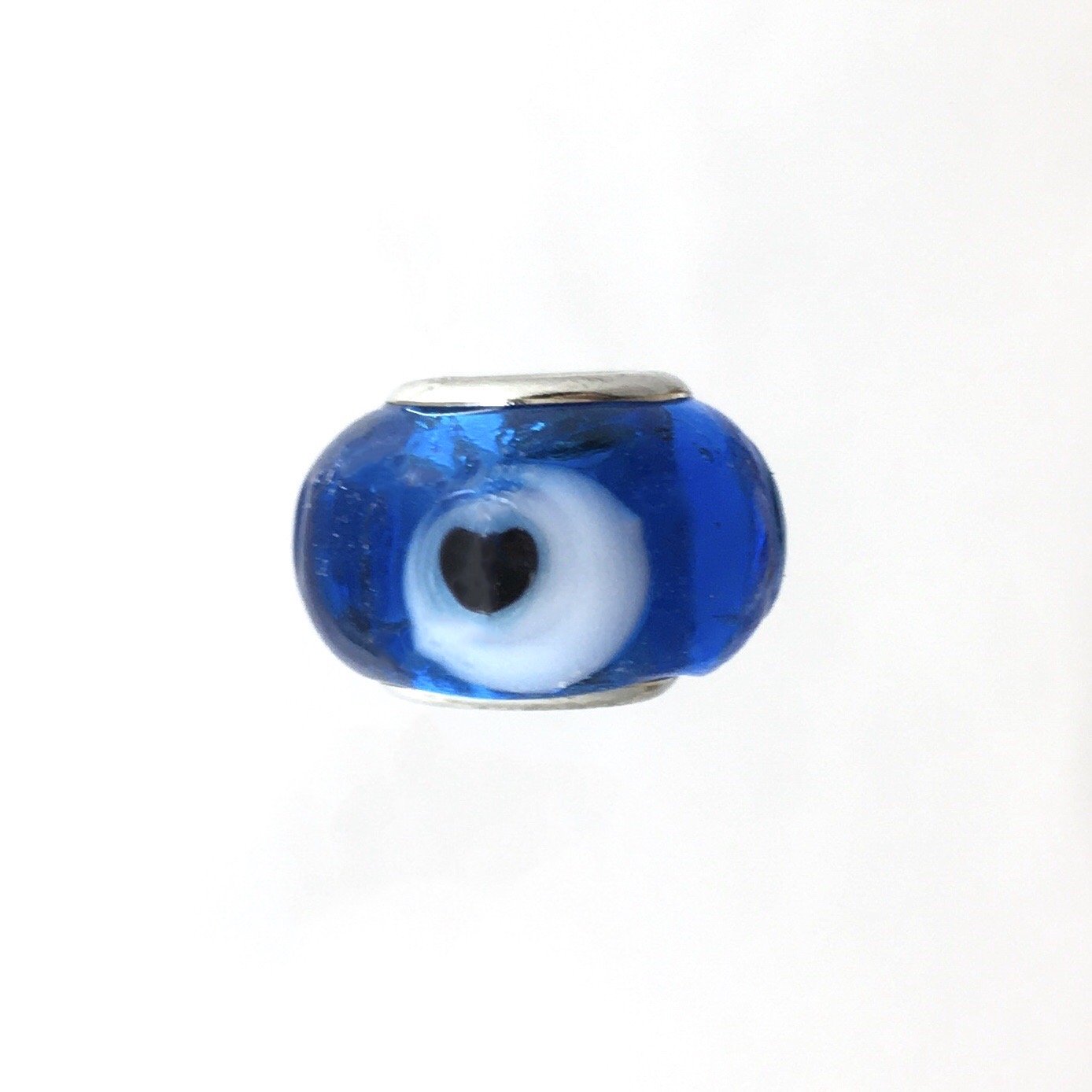 Blue Alloy Evil Eye Bead | Bellaire Wholesale