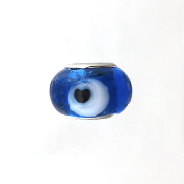 Blue Alloy Evil Eye Bead | Bellaire Wholesale