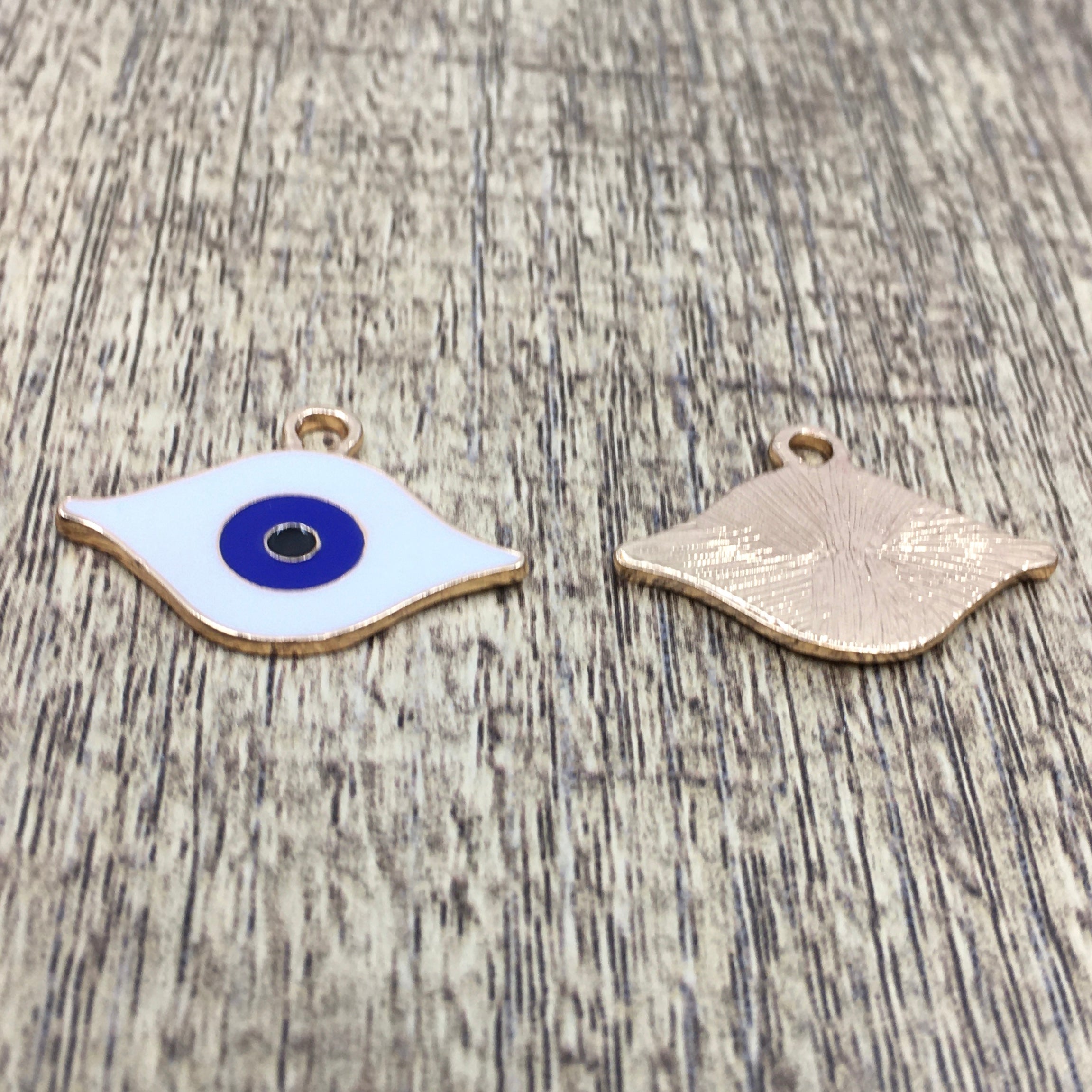 Navy Blue and White Evil Eye Charm | Bellaire Wholesale