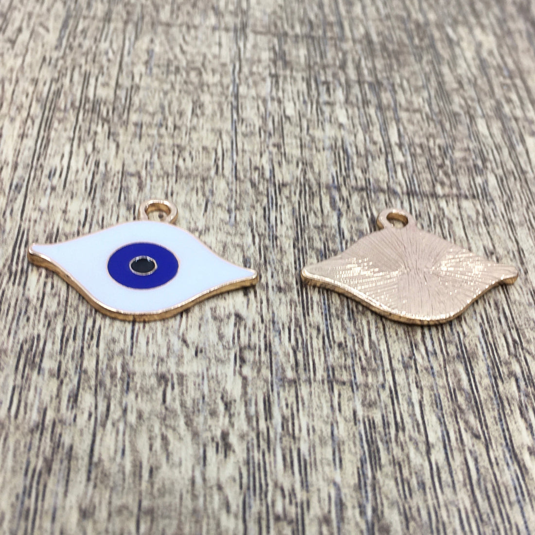 Navy Blue and White Evil Eye Charm | Bellaire Wholesale