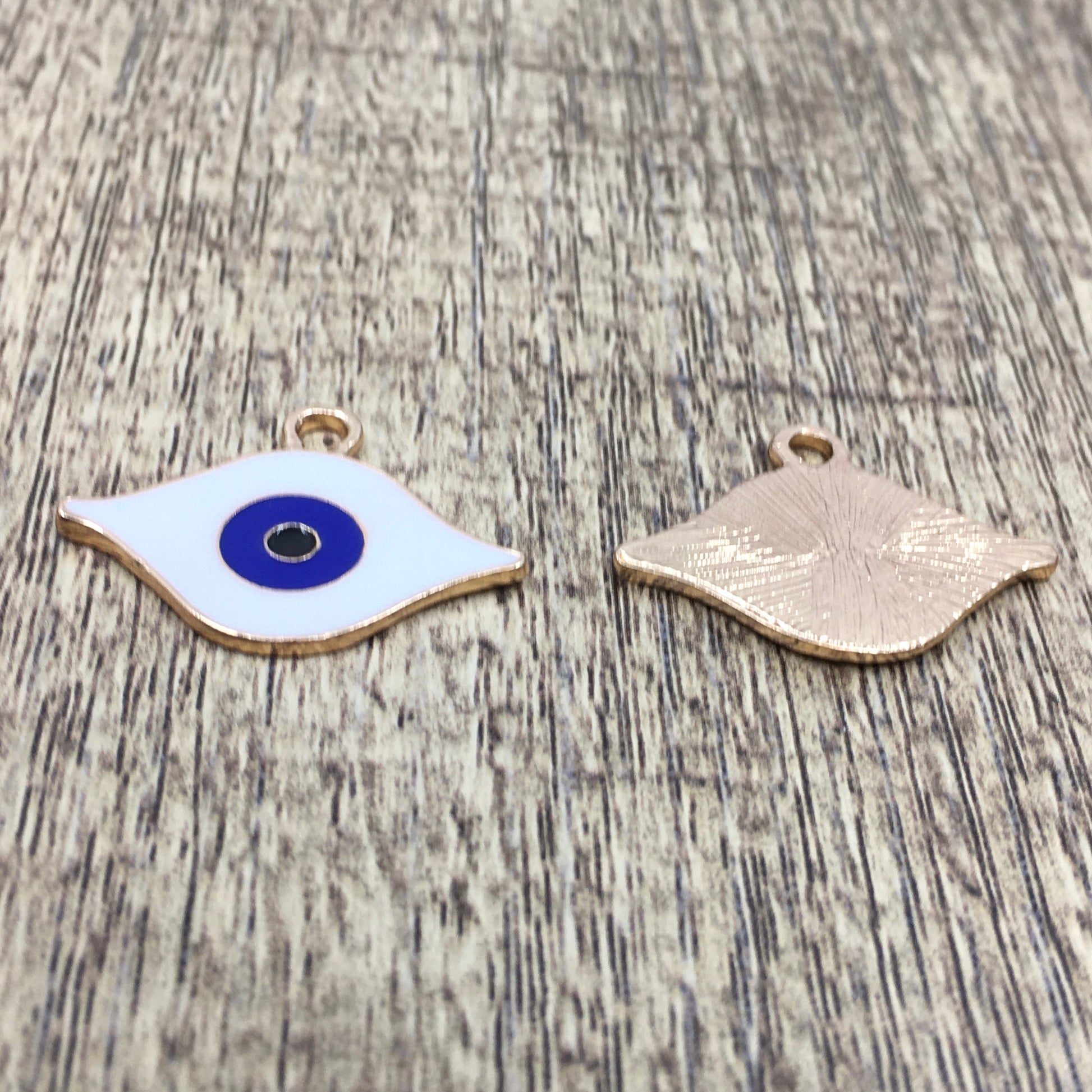 Navy Blue and White Evil Eye Charm | Bellaire Wholesale