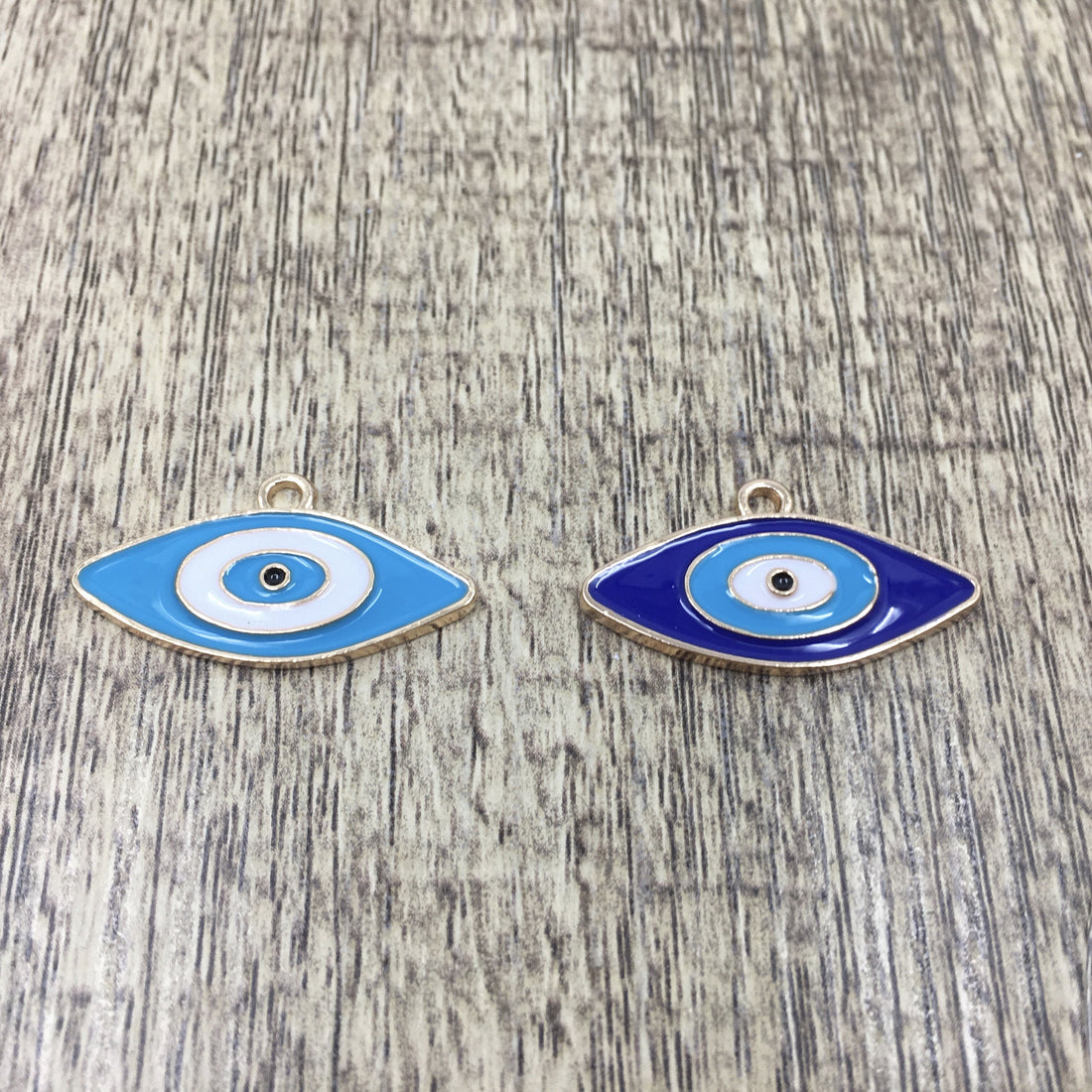 Navy Blue and Turquoise Evil Eye Charm | Bellaire Wholesale