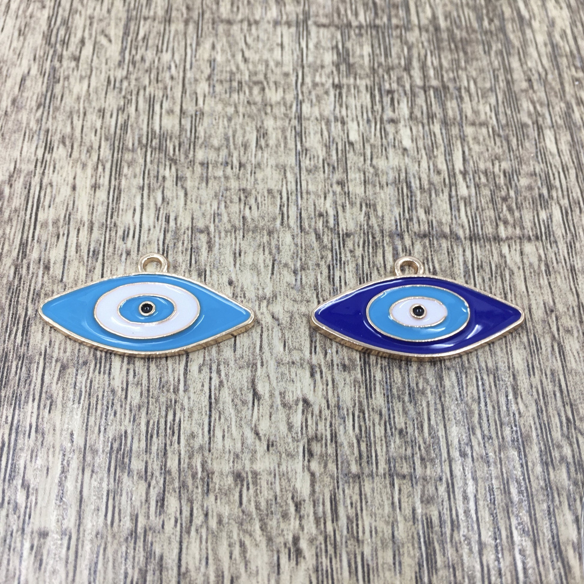 Navy Blue and Turquoise Evil Eye Charm | Bellaire Wholesale