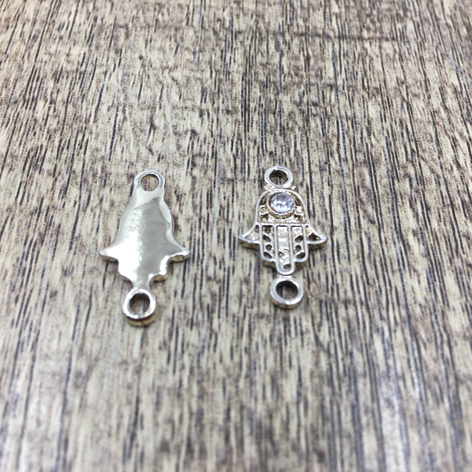 Alloy Connector, Gold Hamsa Connector | Bellaire Wholesale