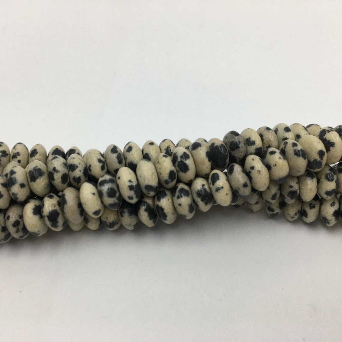 6mm Dalmatian Disc Beads Dalmatian Jasper Beads | Bellaire Wholesale