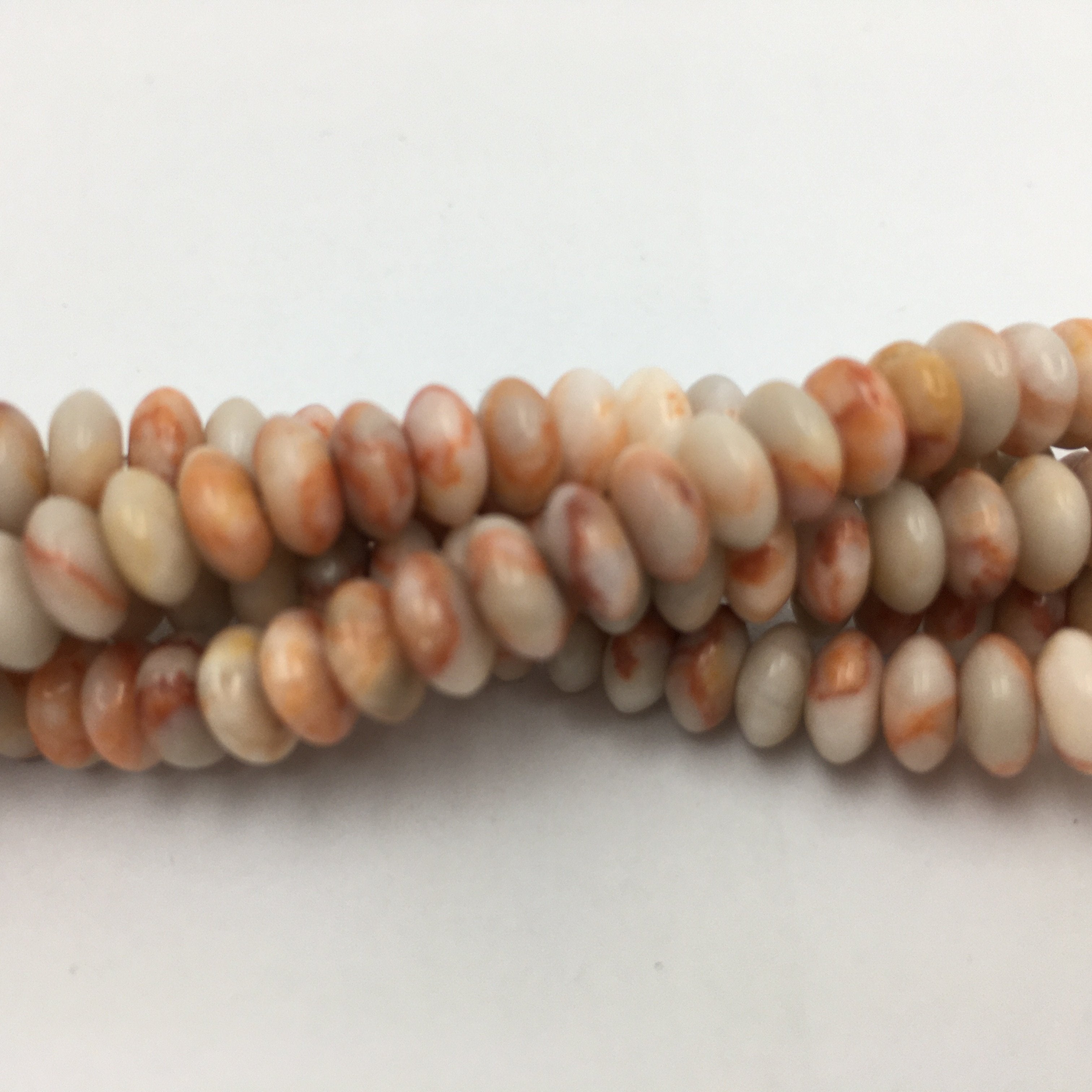 6mm Red Jasper Bead, Red Net Plessite Stone | Bellaire Wholesale