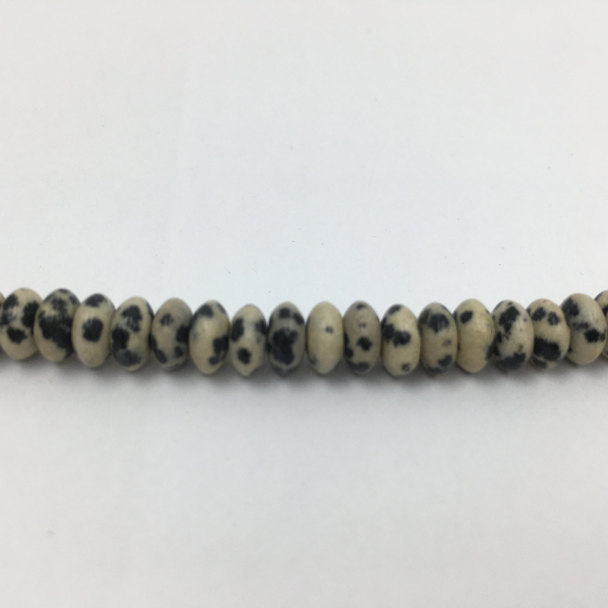6mm Dalmatian Disc Beads Dalmatian Jasper Beads | Bellaire Wholesale
