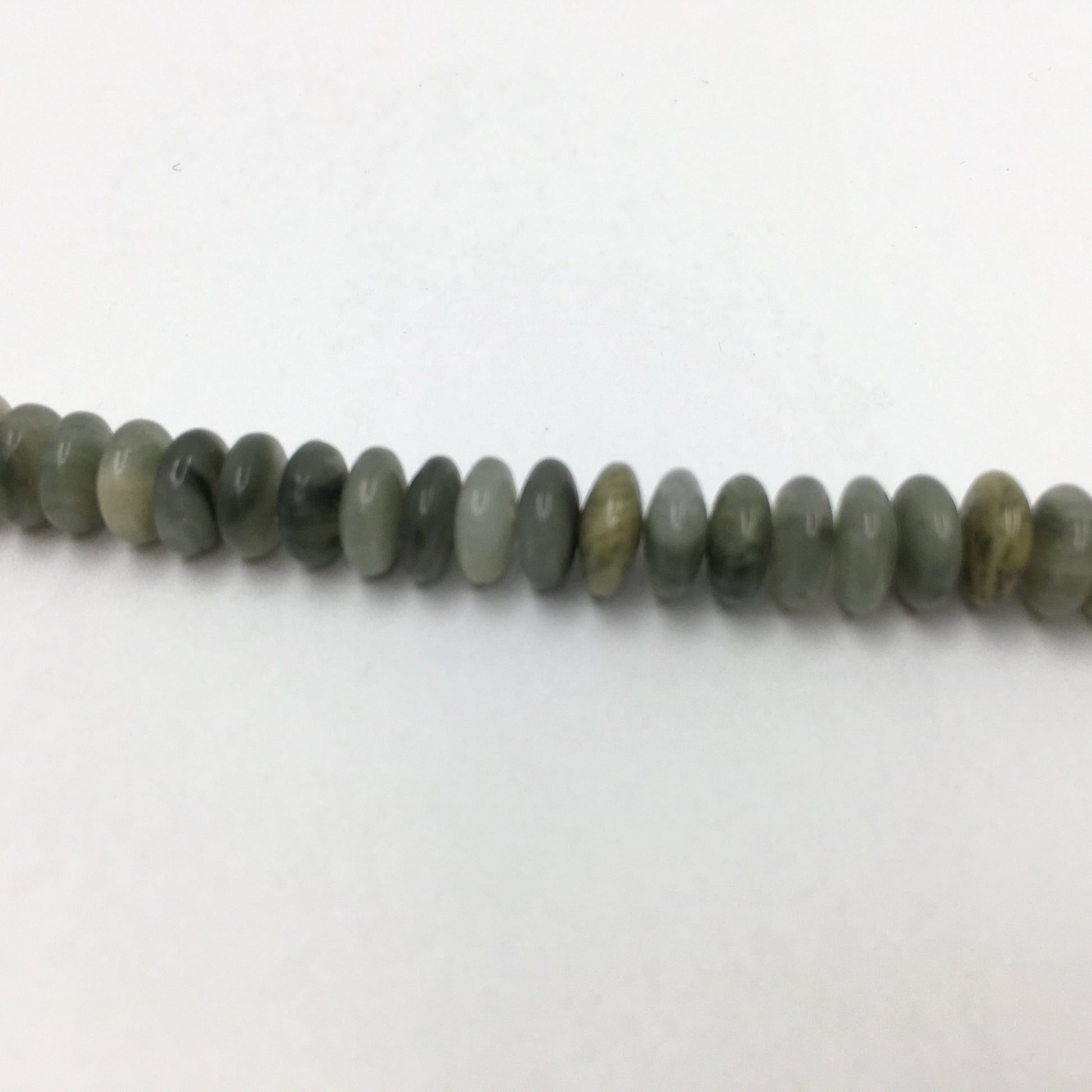 6mm Moss Agate Disc Bead | Bellaire Wholesale