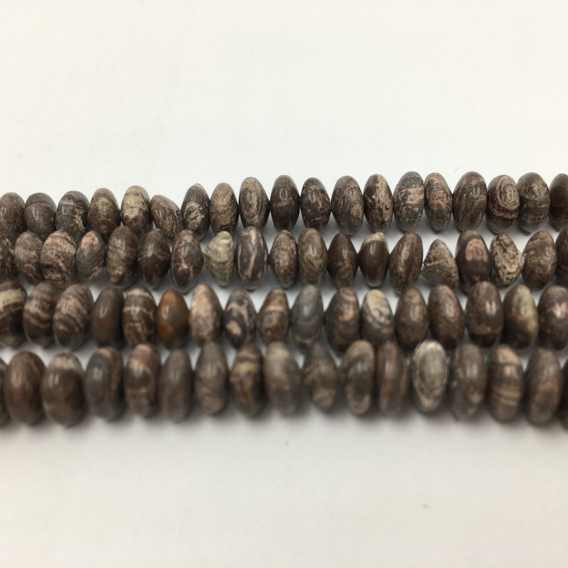 8mm Picture Jasper Disc Bead | Bellaire Wholesale