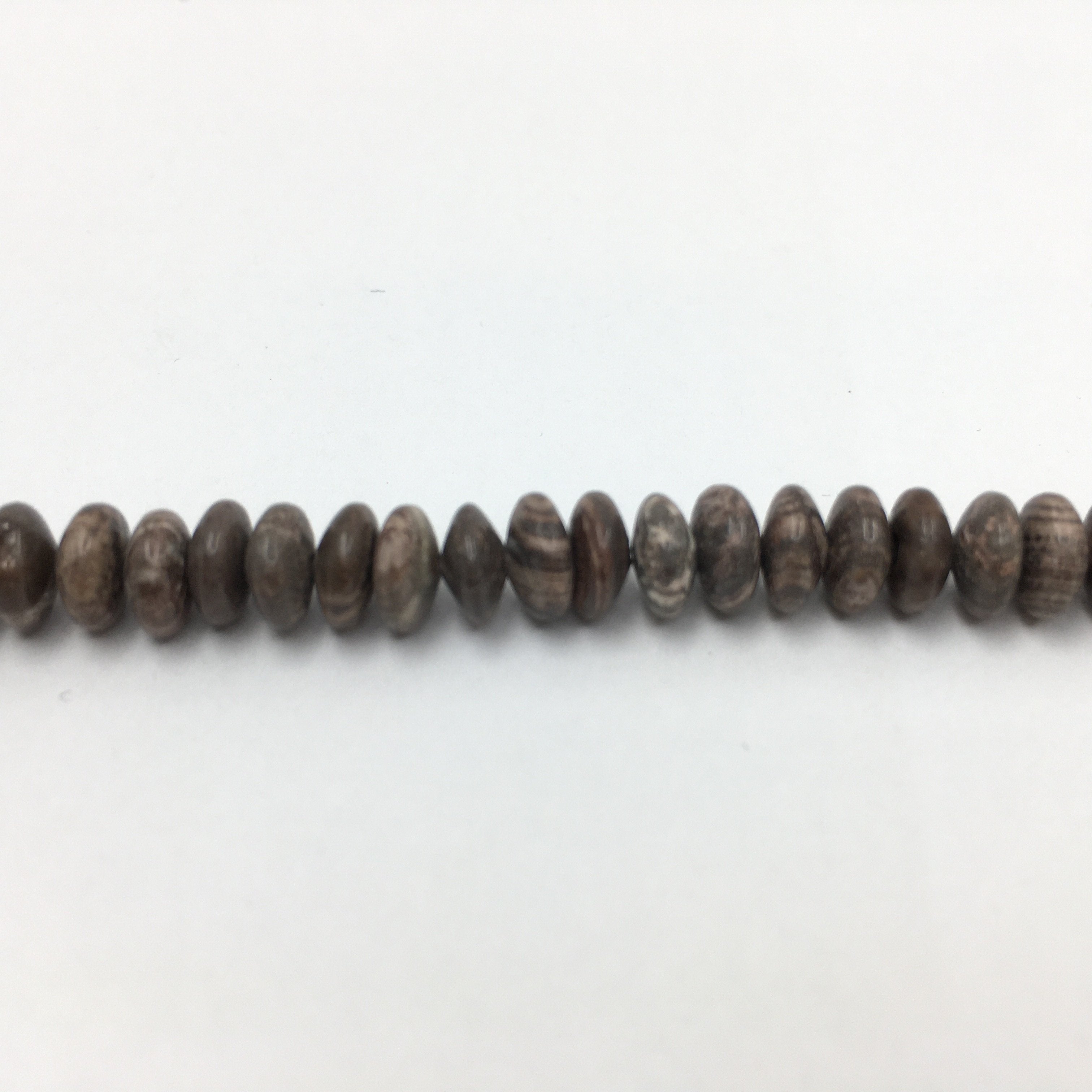 8mm Picture Jasper Disc Bead | Bellaire Wholesale