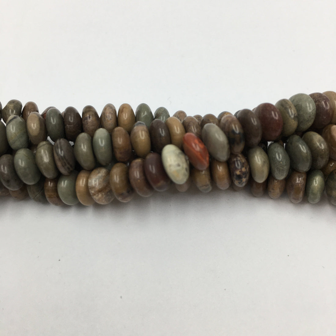 6mm Jasper Disc Bead | Bellaire Wholesale