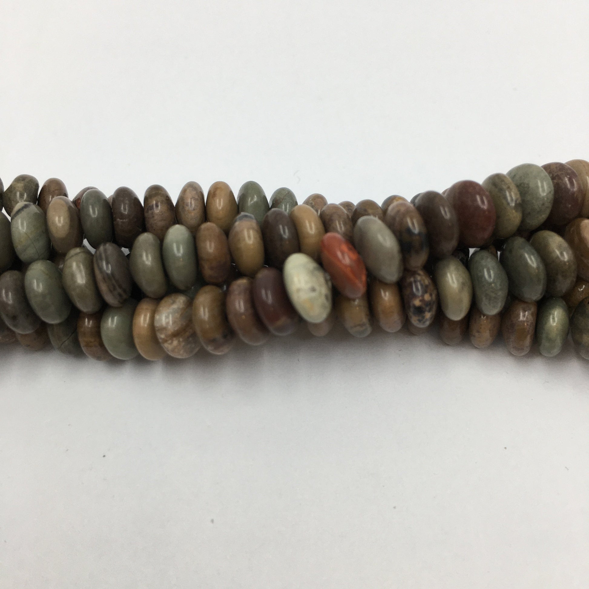 6mm Jasper Disc Bead | Bellaire Wholesale