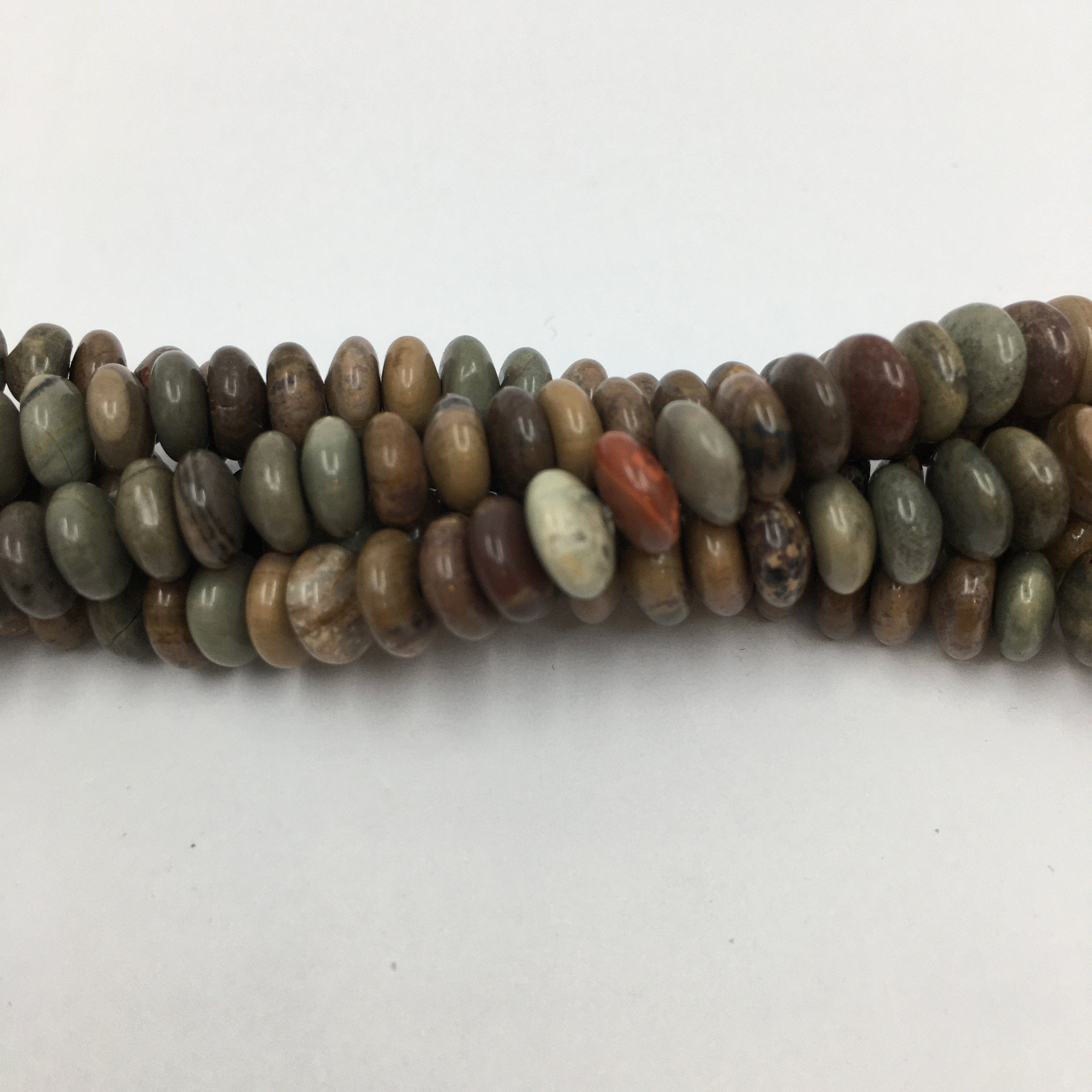 6mm Jasper Disc Bead | Bellaire Wholesale